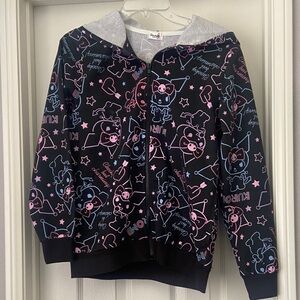 Sanrio Kuromi neon lights Hoodie